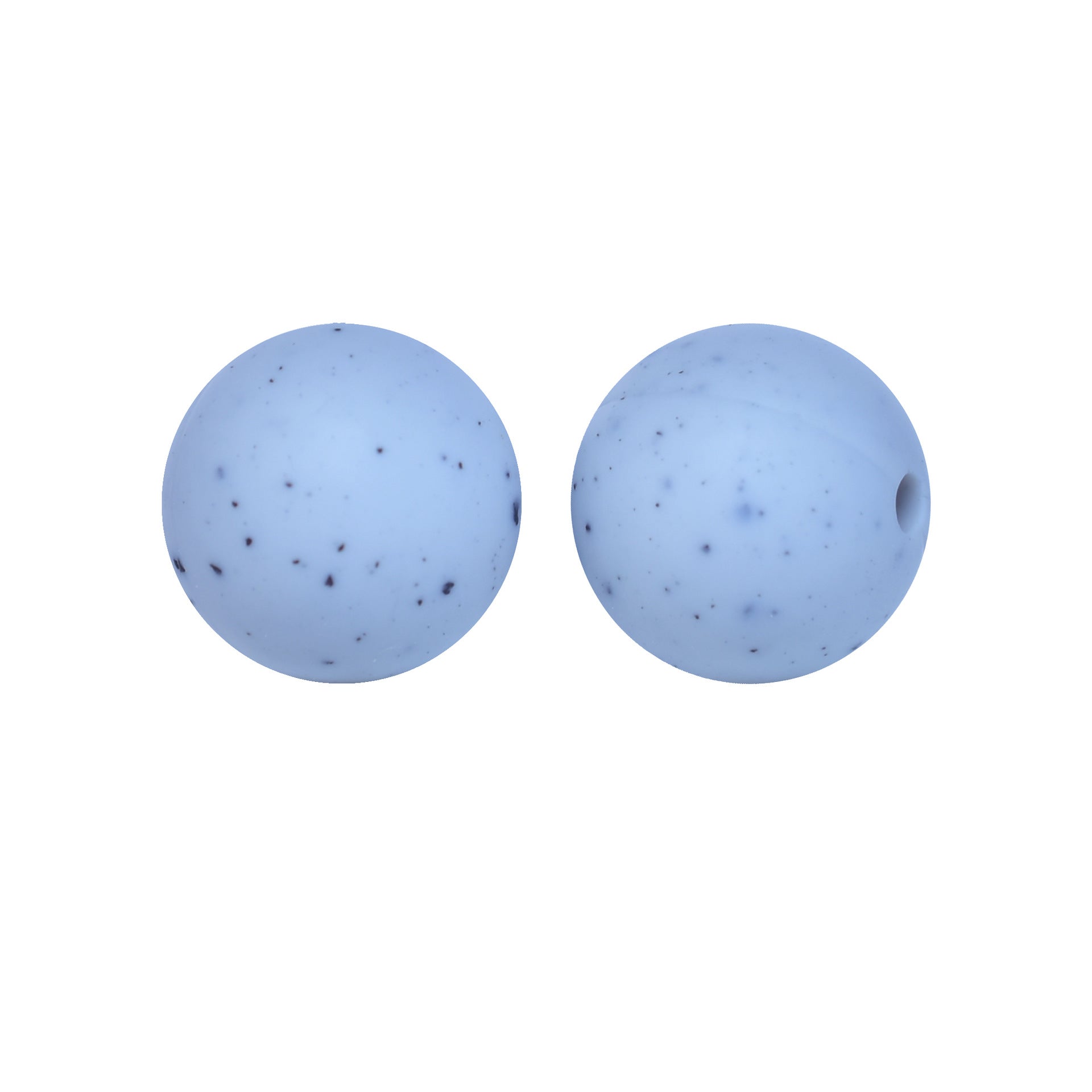 Wholesale 50pcs/pack Imitation Metal Style Speckle Silicone Beads